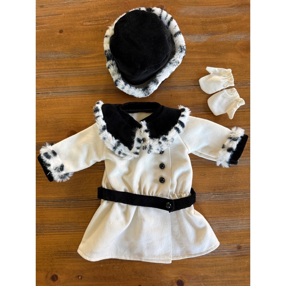 American Girl Beforever Samantha's Winter Coat Hat & Gloves